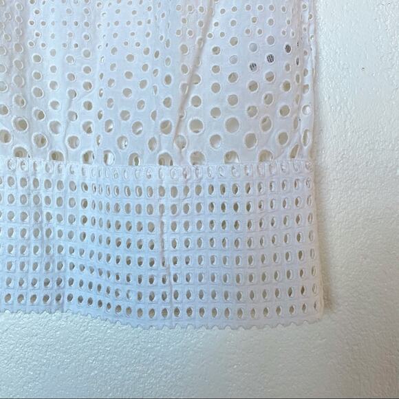 MICHAEL Michael Kors Cotton Eyelet Top Size Small - Picture 6 of 12